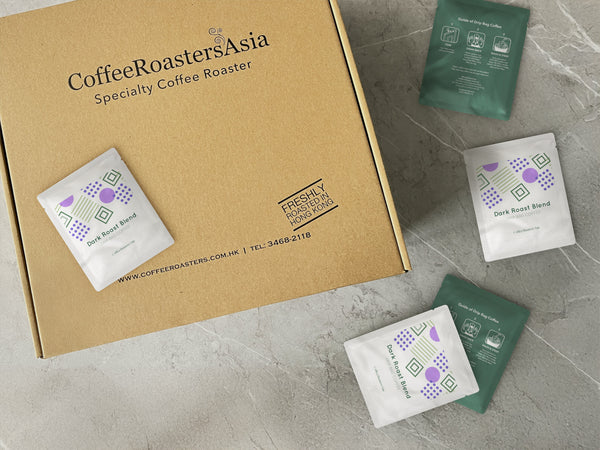 Dark roast blend drip bag